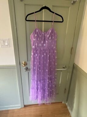 Betsey Johnson Lavender Heart Dress